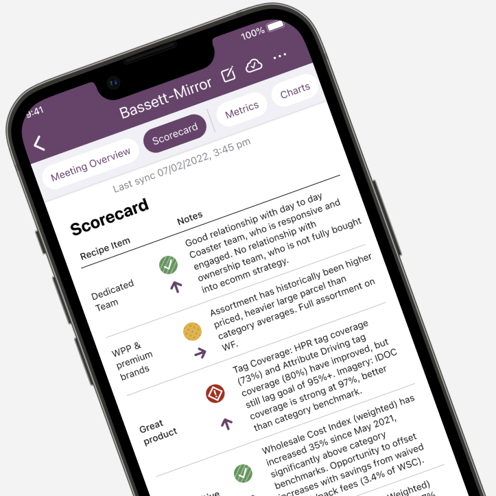Screens from the Wayfair app